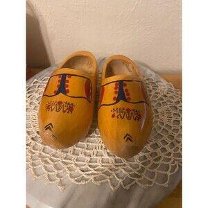 Vintage Dutch Wooden Clogs